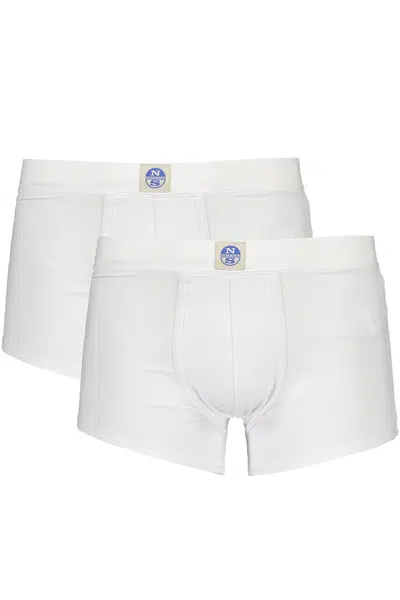 NORTH SAILS MEN'S WHITE BOXER