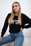 Black sweatshirt with print