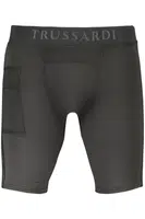 TRUSSARDI BLACK MEN'S LEGGINGS