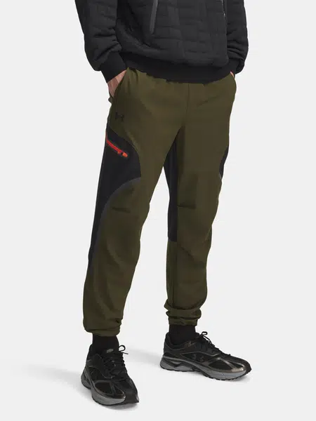 Men's Sports Pants Under Armour UA Unstoppable Cargo Pant-GRN - Men