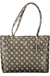 GUESS JEANS WOMEN'S BAG BROWN