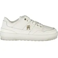 TOMMY HILFIGER WHITE WOMEN'S SPORTS SHOES