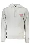 TOMMY HILFIGER MEN'S ZIP-UP SWEATSHIRT GREY