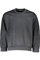 CALVIN KLEIN MEN'S BLACK ZIPLESS SWEATSHIRT