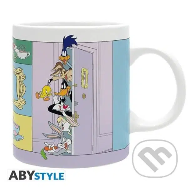 Looney Tunes Hrnček keramický 320 ml - Friends Mash Up