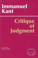 Critique of Judgment - Immanuel Kant - kniha z kategorie Filozofie