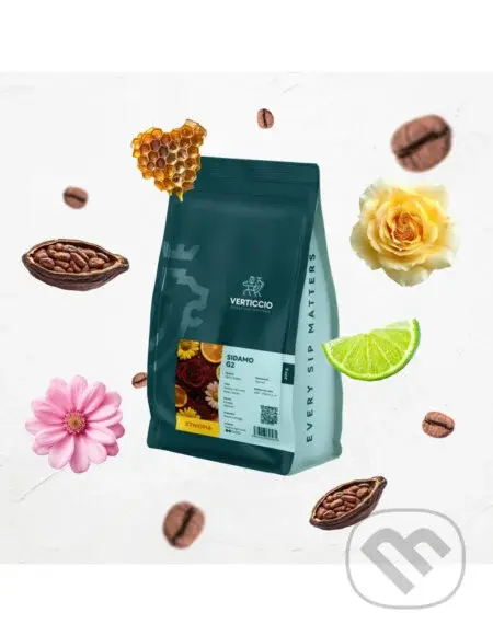 Verticcio Ethiopia Sidamo G2 (Pražená zrnková káva, 200g)