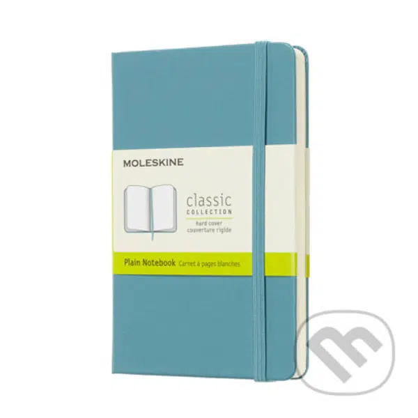 Moleskine - modrozelený zápisník (malý, čistý)