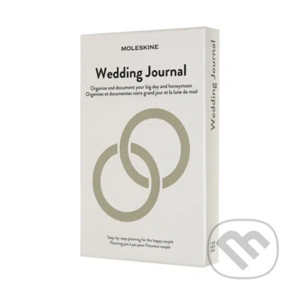 Moleskine - zápisník Passion Wedding journal (stredný, biely)