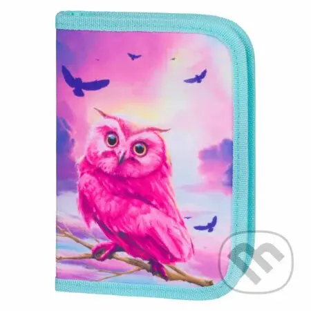 Školní penál klasik Baagl Sova (dvě chlopně)