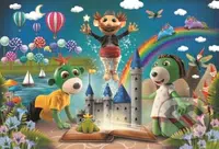 Pohádkový večer - puzzle z kategorie 15 - 60 dílků