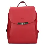 Elegantní dámský kožený batoh Katana Esens - červená
