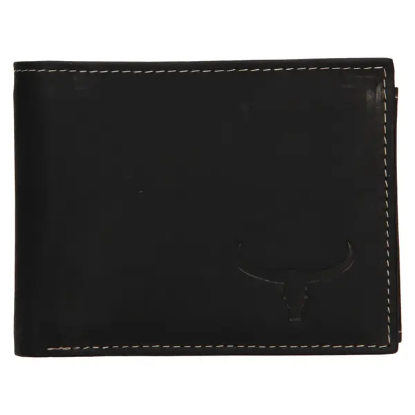 Pánská kožená peněženka Wild Buffalo Radims - černá