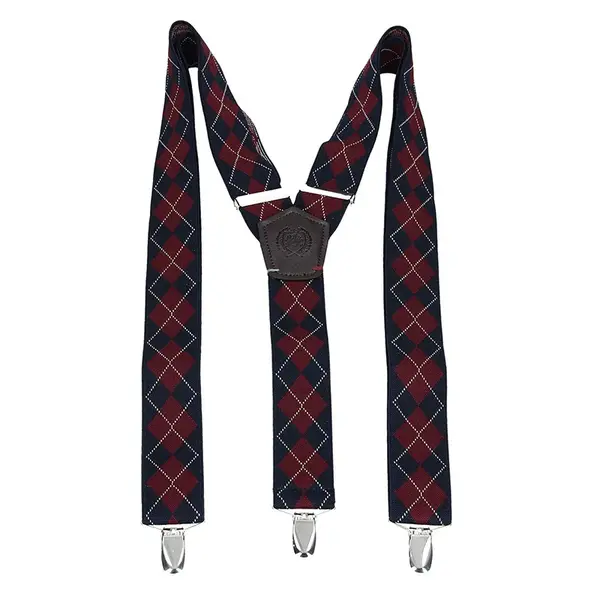 Pánske trendy traky (traky) Lerros Oliver - modro-červená