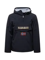 NAPAPIJRI Prechodná bunda 'Rainforest'  modrá / zlatá / tmavočervená / čierna