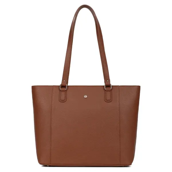 Dámská elegantní kabelka Hexagona Maya - tmavě hnědá