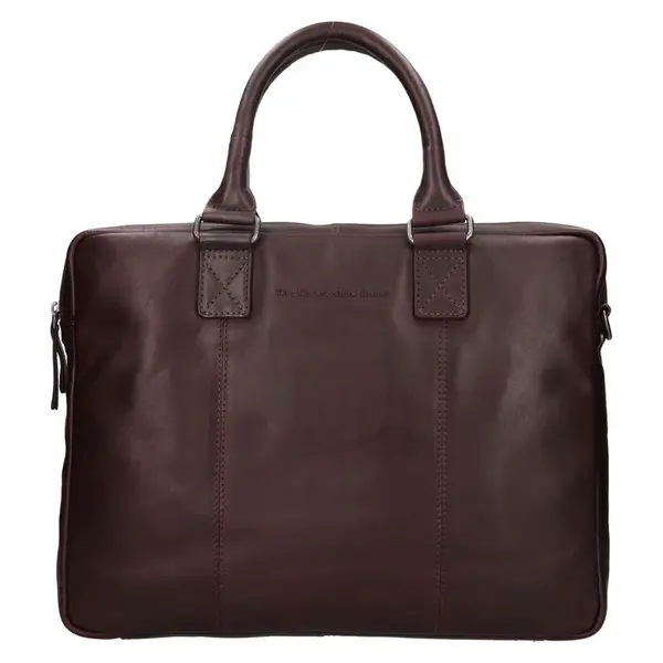 Pánská kožená taška na notebook The Chesterfield Brand Lorenc - hnědá