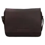 Pánská kožená taška přes rameno The Chesterfield Brand Gili - tmavě hnědá