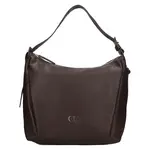 Dámská kožená kabelka Gianní Conti Loréne - tmavě hnědá