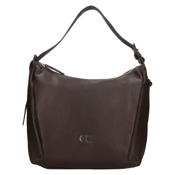 Dámská kožená kabelka Gianní Conti Loréne - tmavě hnědá