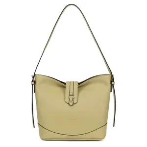 Dámska kabelka cez rameno Hexagona Faustine - žlto-zelená