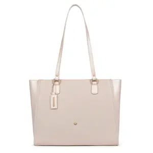 Dámska elegantná kabelka Hexagona Maud - šedo-zlatá