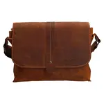 Pánska kožená taška cez rameno Greenwood James - koňak