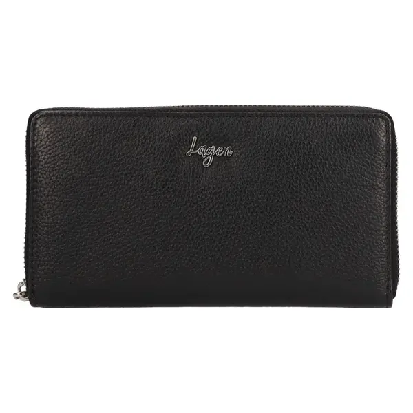 Dámska kožená peňaženka Lagen Marge - čierna