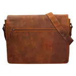 Pánska kožená taška cez rameno Greenwood Martin - svetlo hnedá