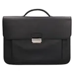 Luxusná pánska kožená aktovka Unidax Marko - čierna