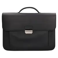 Luxusná pánska kožená aktovka Unidax Marko - čierna