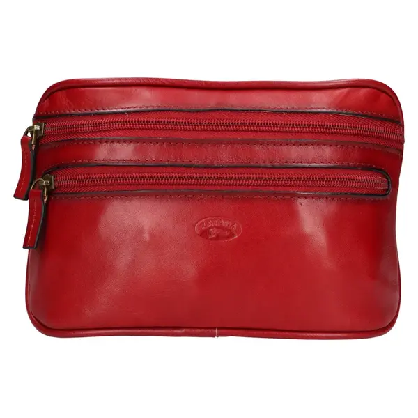 Dámska kožená ľadvinka Katana Vilma - červená