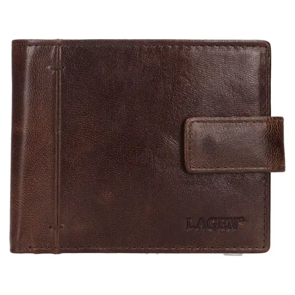 Pánska kožená peňaženka Lagen Falko - hnedá