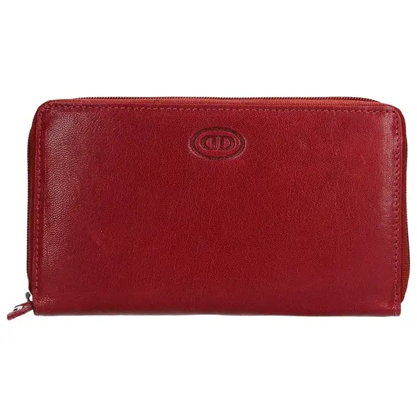 Dámská kožená peněženka DD Anekta Nikol - vínová