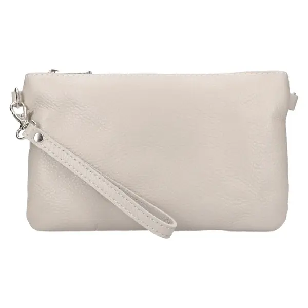 Dámské kožené plesové psaníčko Italia Tea - šedá