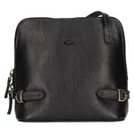 Kožená dámská crosbody kabelka Katana Essi - černá