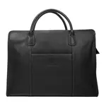 Unisex kožená aktovka Hexagona Edvin - černá