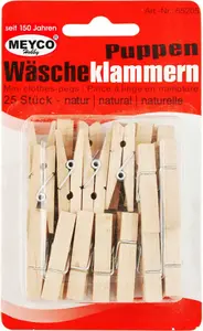 Sada dřevěných kolíčků 25x35mm