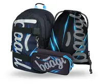 Baagl 3 SET Skate Bluelight: batoh, penál, sáček