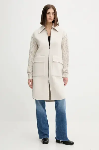 Kabát s vlnou Desigual JINU