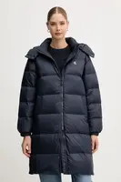 Péřová bunda Calvin Klein Jeans tmavomodrá barva, zimní, LV047D502G