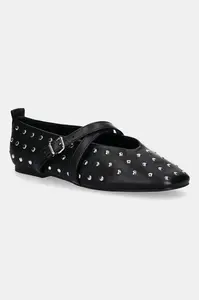 Tommy Jeans  Kožené baleríny  MARYJANE STUDDED BALLERINA