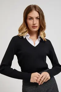 Marisse Women's Blouse Z-Ts-4523 Black