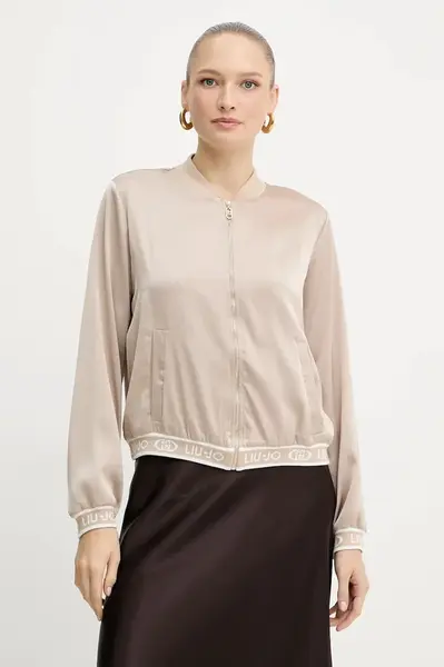 Mikina Liu Jo dámská, béžová barva, hladká, TF5191.T004A