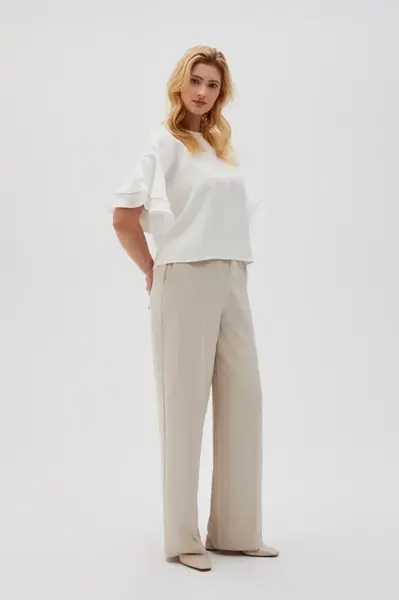 Marisse Women's Trousers L-Sp-4607 L.Beige