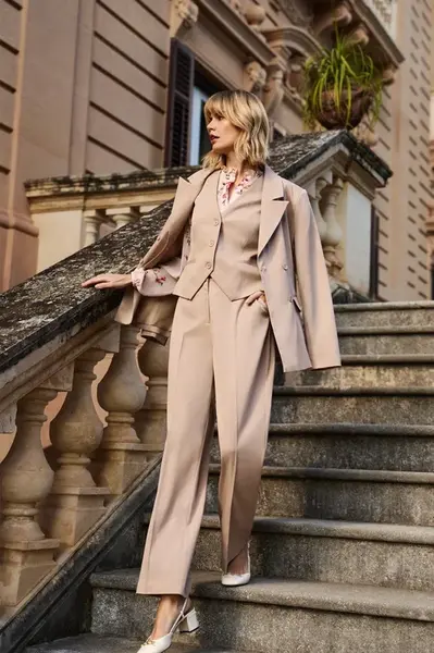 Marisse Women's Trousers L-Sp-4613 L.Beige