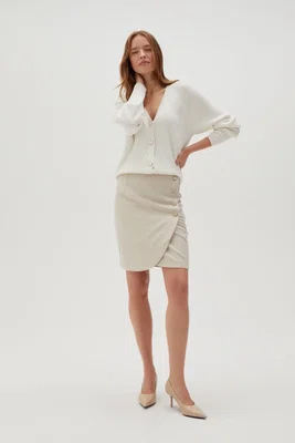 Marisse Women's Skirt L-Sc-4605 L.Beige