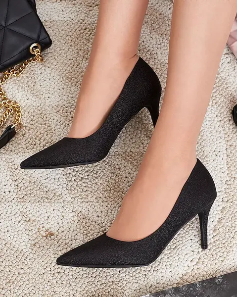 Resti Women's stiletto pumps with glitter Matomliso