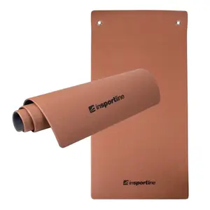 Podložka na cvičení inSPORTline Aero Advance 140x60x0,9 cm mocha mousse-šedá