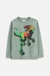 Dětské bavlněné tričko s dlouhým rukávem Coccodrillo